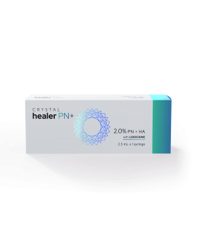 Crystal Healer PN + (green) 20mg/ml Polinucleótidos + 10mg/ml AH