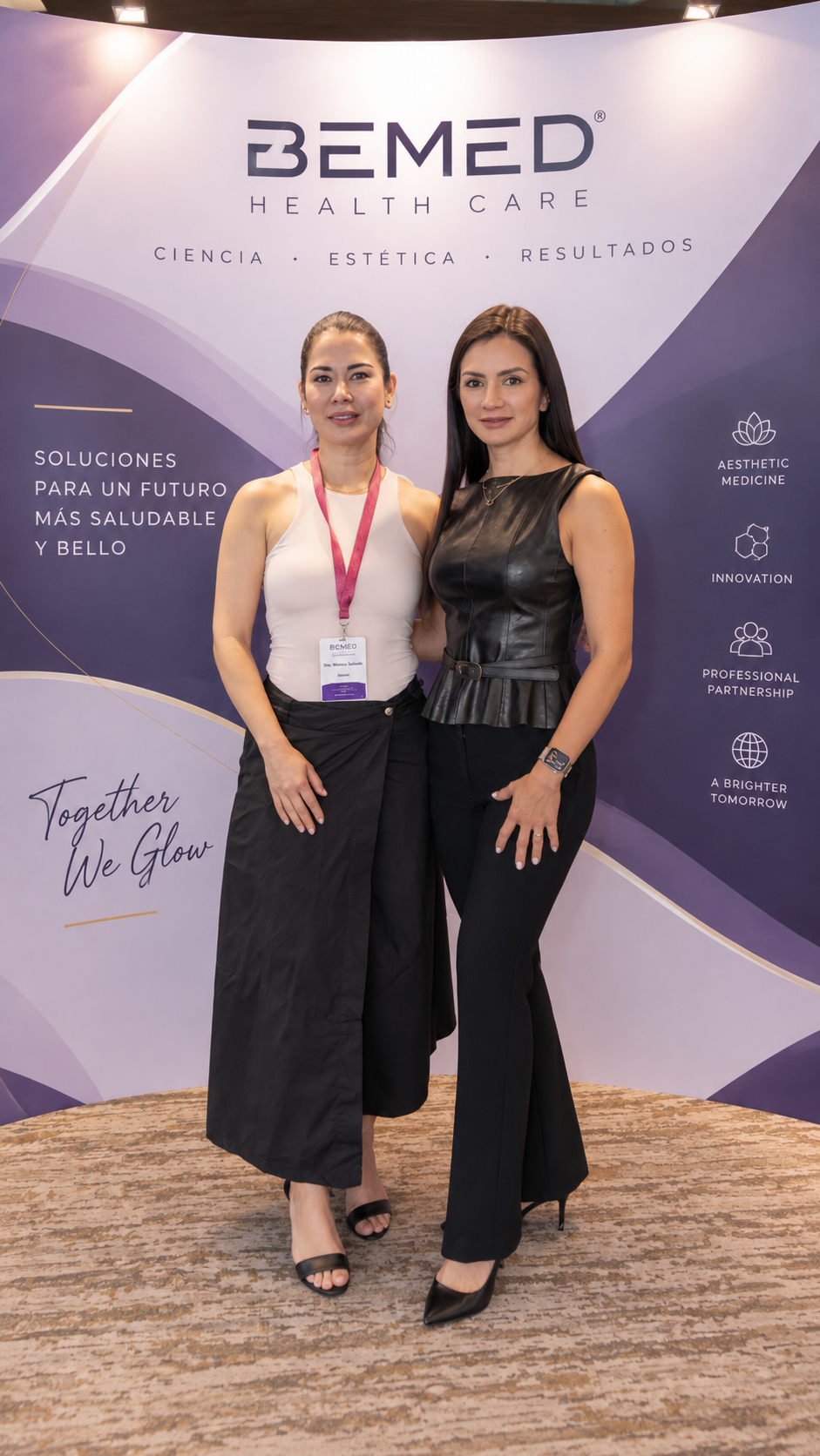 Dra. Mónica Salcedo F. (CMO) e Ing. Carolina Salcedo F. (CEO) de BEMED Health Care